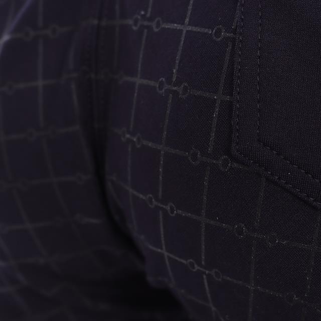 Pantalon d'équitation à taille-haute et fond full-grip EJTioga Epplejeck Bleu foncé