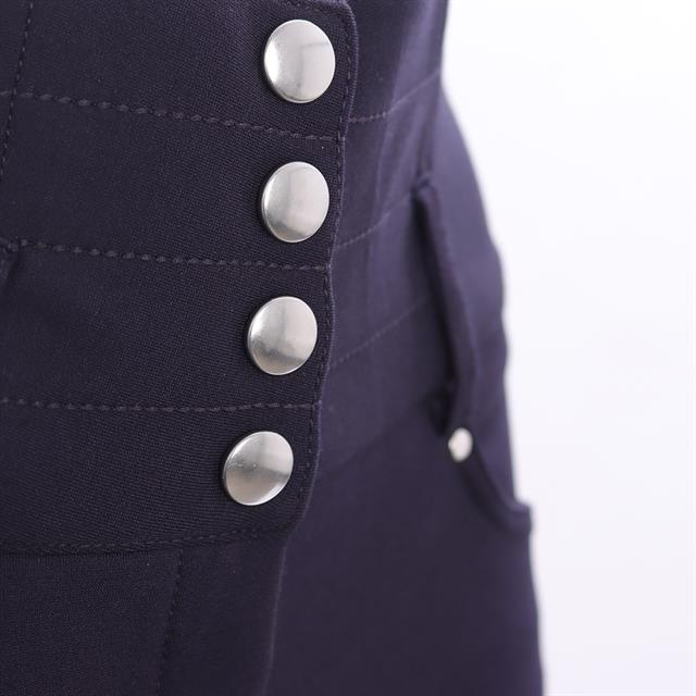 Pantalon d'équitation à taille-haute et fond full-grip EJTioga Epplejeck Bleu foncé