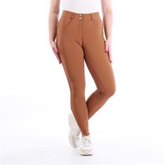 Pantalon d'équitation à taille haute fond full-grip Megan Yati Montar Marron