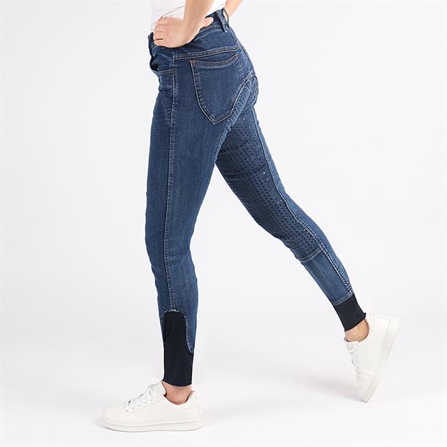 Pantalon D’Equitation EJEmma Full Grip Enfantss Epplejeck Denim