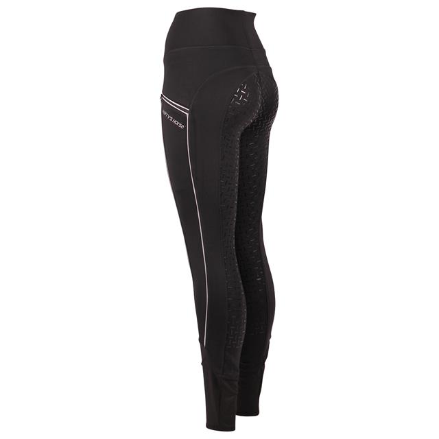 Pantalon D’Equitation Equitights Enfantss Full Grip Harry's Horse Noir