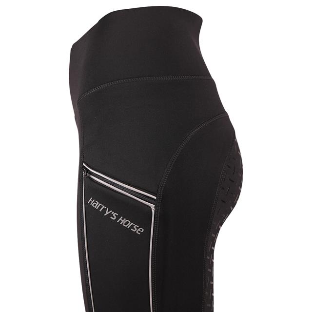 Pantalon D’Equitation Equitights Enfantss Full Grip Harry's Horse Noir