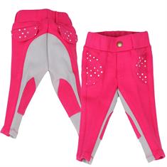 Pantalon D’Equitation Mickey Enfantss QHP Rose foncé