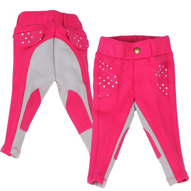 Pantalon D’Equitation Mickey Enfantss QHP Rose foncé
