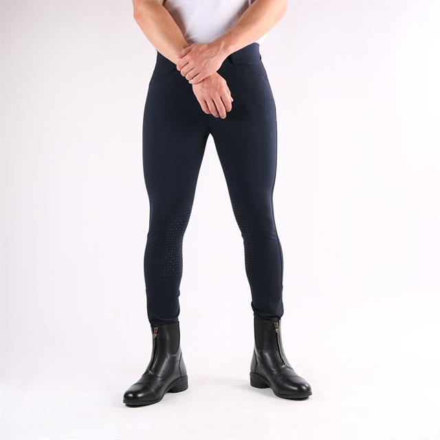 Pantalon d’Équitation EJSamuel Hommes Knee Grip Epplejeck Bleu foncé