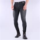 Pantalon D’Équitation Liciano Denim Silicone Hommes Harry's Horse Noir-denim