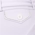 Pantalon d’équitation à basane grip Elegance Eden By Pénélope Enfantss Blanc