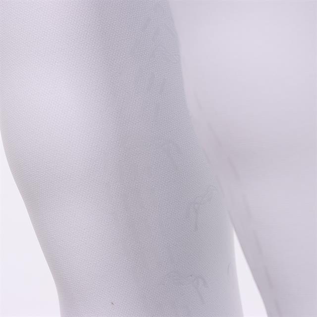 Pantalon d’équitation à basane grip Elegance Eden By Pénélope Enfantss Blanc