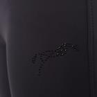 Pantalon d’équitation à basane grip Elegance Eden By Pénélope Enfantss Noir