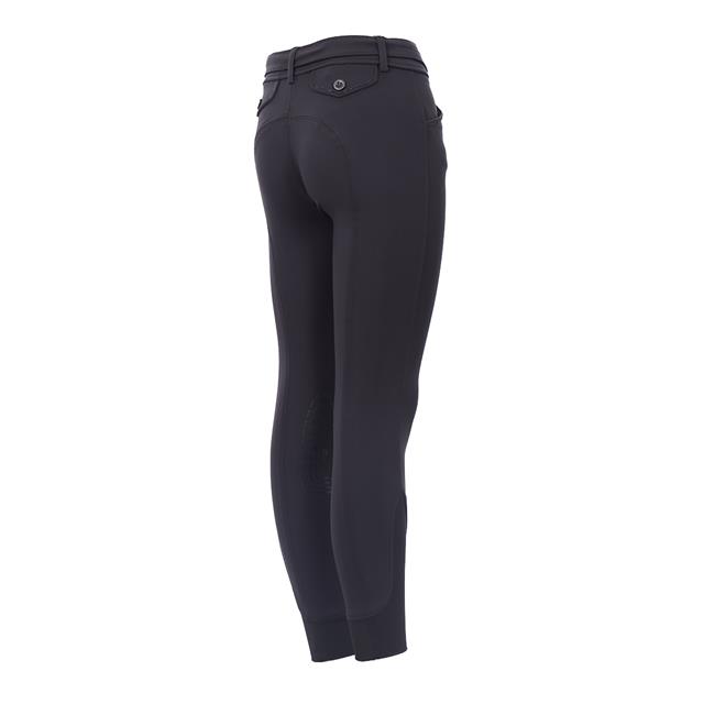 Pantalon d’équitation à basane grip Elegance Eden By Pénélope Enfantss Noir