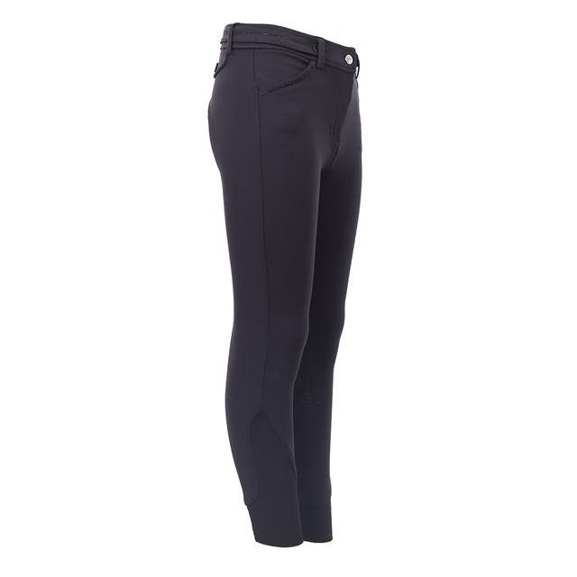 Pantalon d’équitation à basane grip Elegance Eden By Pénélope Enfantss Noir