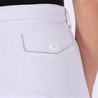 Pantalon d’équitation à basane grip Elegance Pénélope Blanc