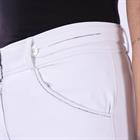 Pantalon d’équitation à basane grip Elegance Pénélope Blanc