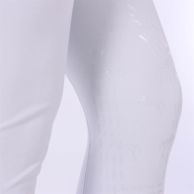 Pantalon d’équitation à basane grip Elegance Pénélope Blanc