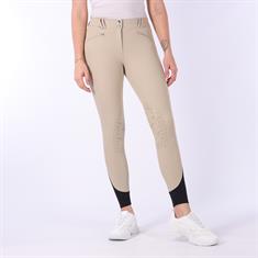 Pantalon d’équitation à basane grip Rocky Pénélope Beige