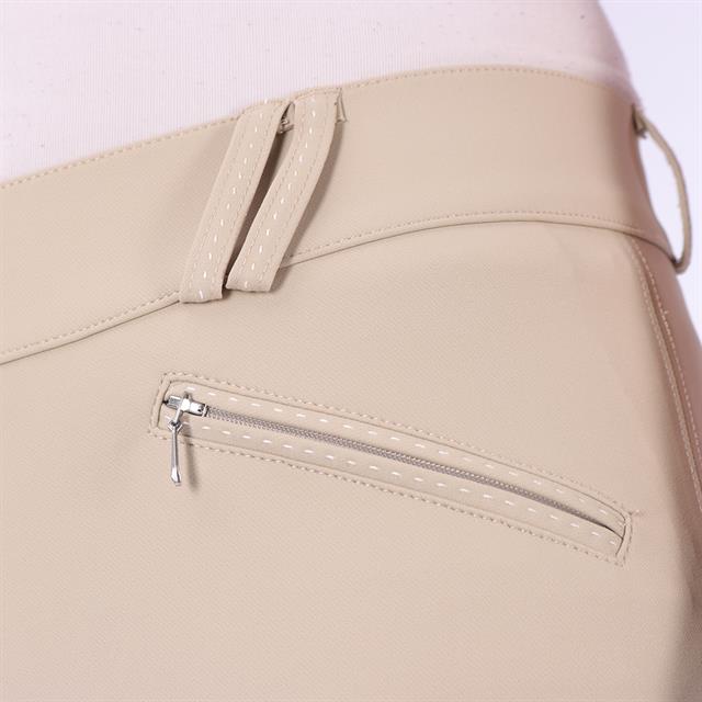 Pantalon d’équitation à basane grip Rocky Pénélope Beige