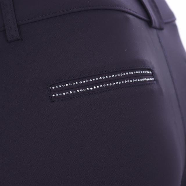 Pantalon d’équitation à basane grip Rocky Stone Pénélope Bleu foncé