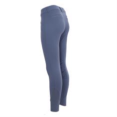 Pantalon d’équitation à basane grip Rocky Stone Pénélope Bleu
