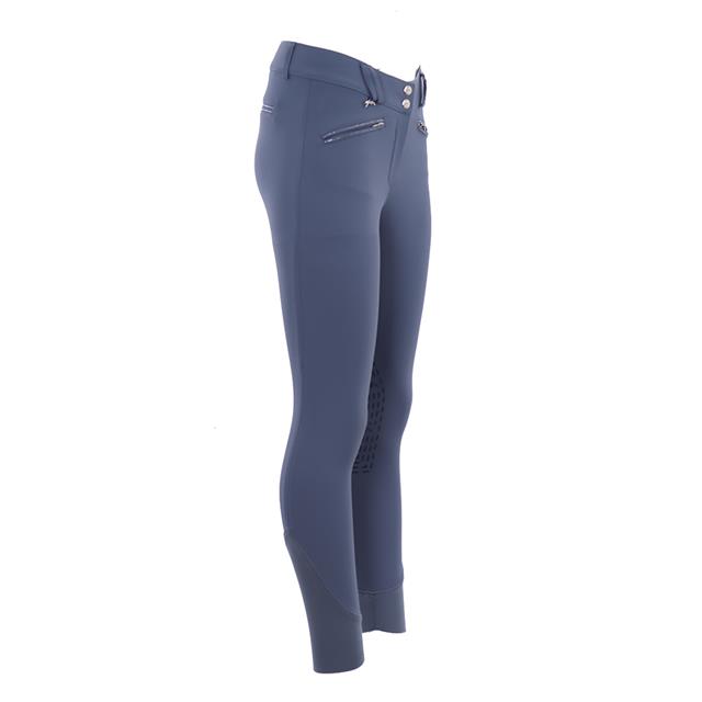 Pantalon d’équitation à basane grip Rocky Stone Pénélope Bleu