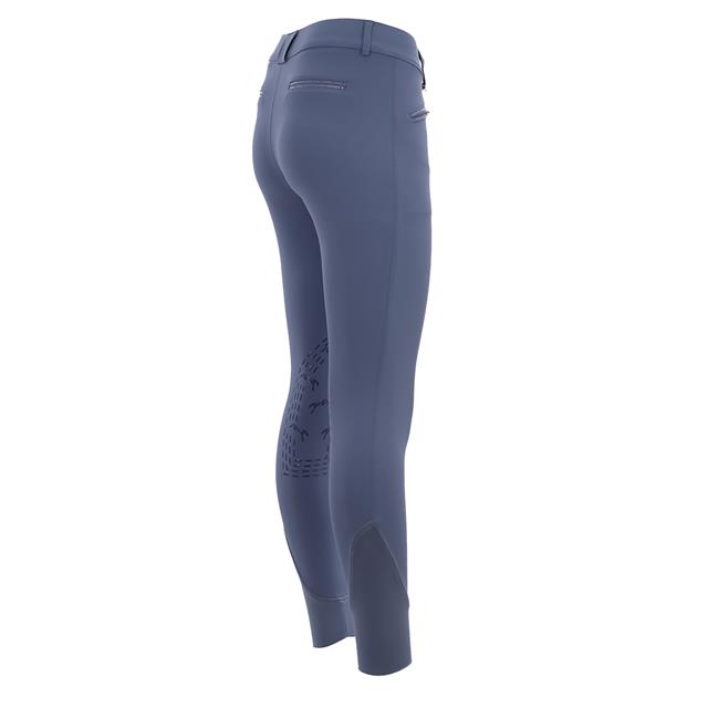 Pantalon d’équitation à basane grip Rocky Stone Pénélope Bleu