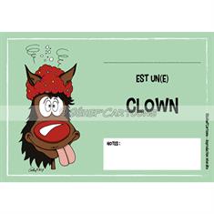 Plaque de porte humouristique clown HB Autre
