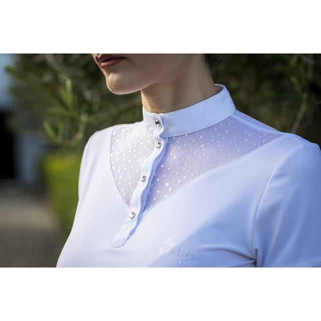 Polo de concours Amelie LeMieux Blanc