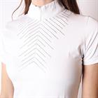 Polo de concours Bling Montar Blanc