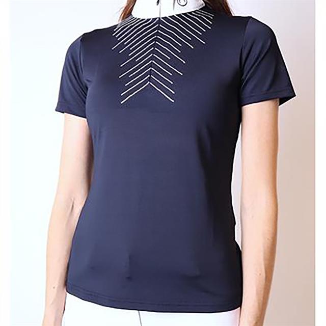 Polo de concours Bling Montar Bleu foncé