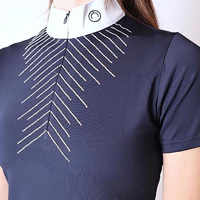 Polo de concours Bling Montar Bleu foncé