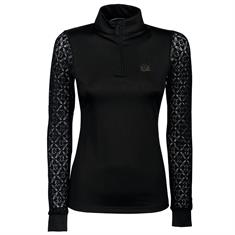 Polo de concours Crystal Lace Harry's Horse Noir