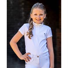Polo de concours Djune QHP Enfant Blanc