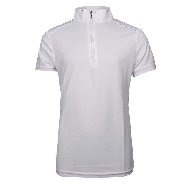 Polo de concours EJCrystals Enfantss Epplejeck Blanc