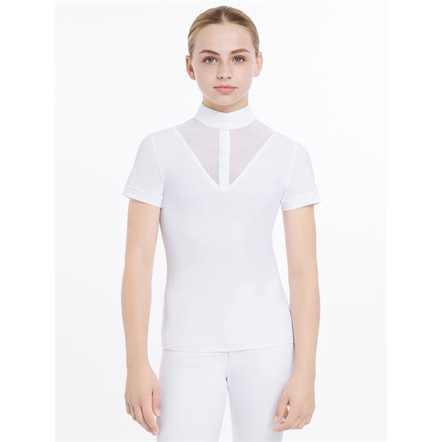 Polo de concours Eva LeMieux Enfantss Blanc