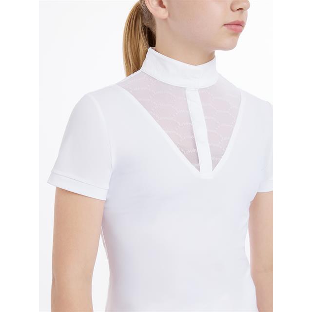 Polo de concours Eva LeMieux Enfantss Blanc