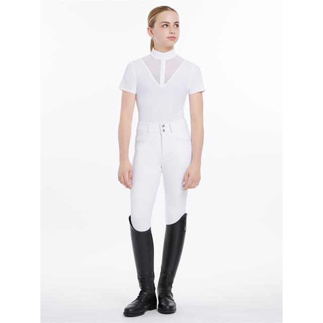 Polo de concours Eva LeMieux Enfantss Blanc