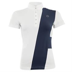 Polo de concours Grand Allure Anky Blanc-bleu foncé