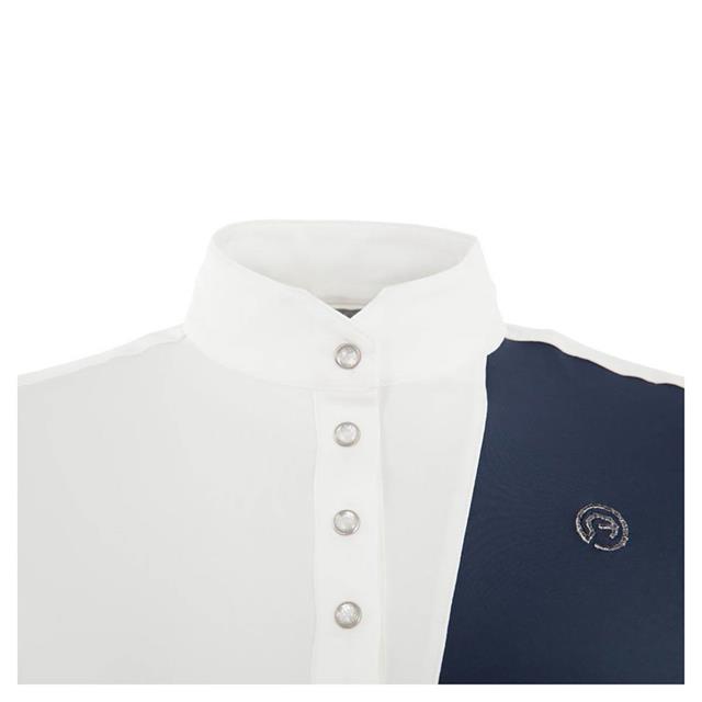 Polo de concours Grand Allure Anky Blanc-bleu foncé