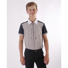 Polo de concours Kyle Enfants QHP Marron clair
