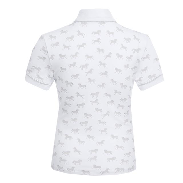 Polo de concours Mini Bella LeMieux Enfantss Blanc