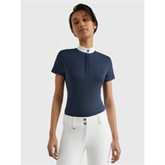 Polo de concours Performance THRhinestone Tommy Hilfiger Bleu foncé