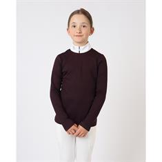 Polo de concours Rosy Kids Montar Rouge foncé