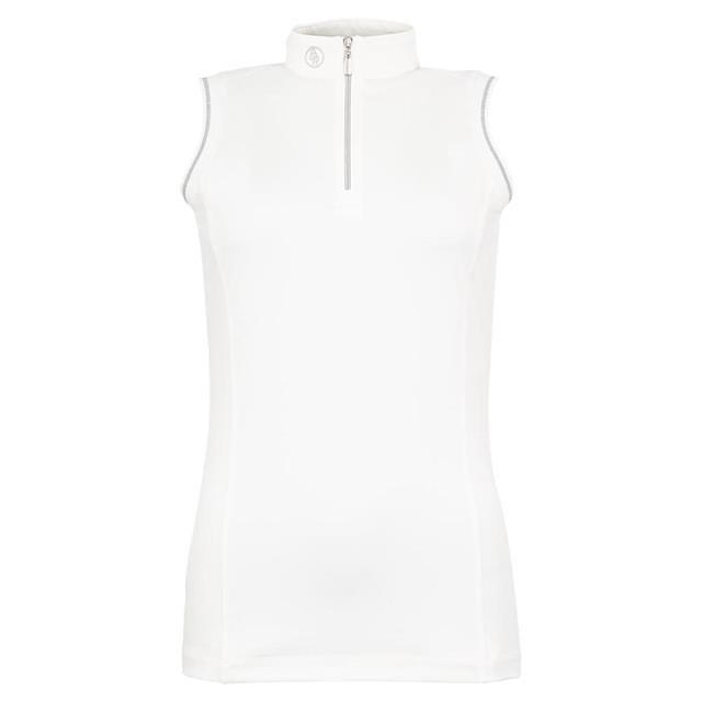 Polo de concours sans manches Liberia BR Blanc