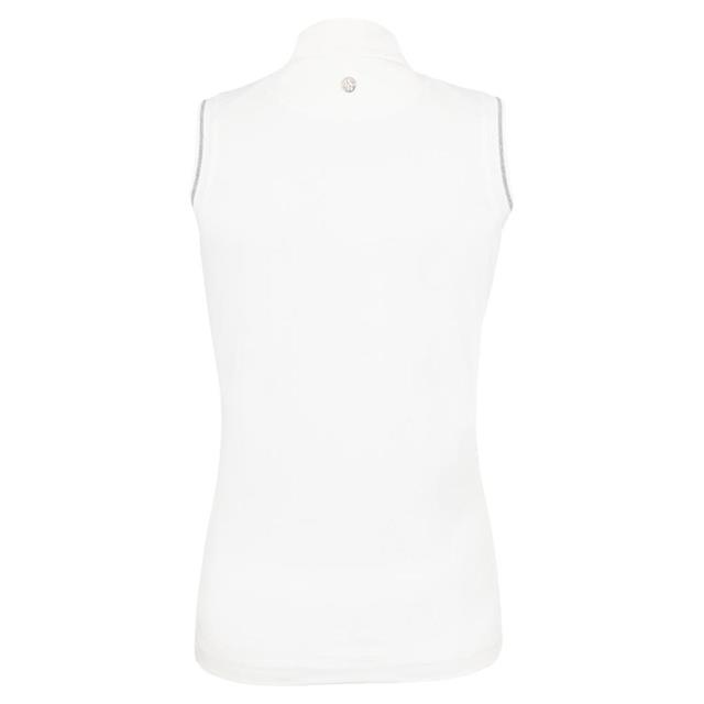 Polo de concours sans manches Liberia BR Blanc