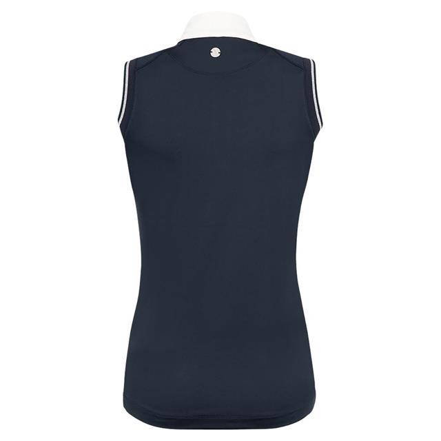 Polo de concours sans manches Liberia BR Bleu foncé