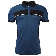 Polo Kai Hommes QHP Noir-bleu