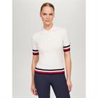Polo Lenox Tommy Hilfiger Equestrian Blanc cassé