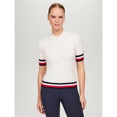 Polo Lenox Tommy Hilfiger Equestrian Blanc cassé