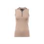 Polo sans manches Fleur Cavallo Marron clair
