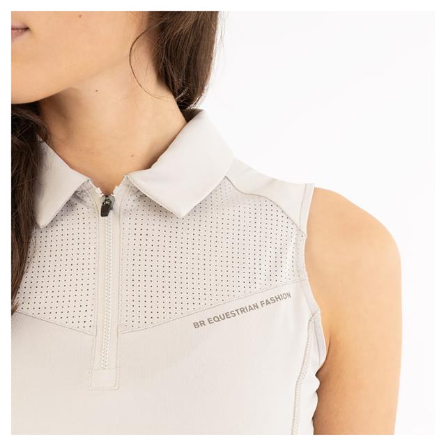 Polo sans manches Isa BR Beige