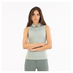 Polo sans manches Isa BR Vert clair